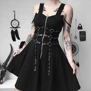 black strapless waist