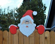 Christmas Themed Fence Garden Top Decoration