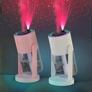 MistGlow 280ML Air Humidifier – Desktop Humidifier with Projector, Adjustable Light & Auto Off for Home & Office