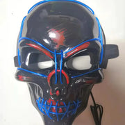 LED Skull Mask for Halloween Party (Glow in the Dark)