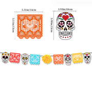 Halloween Skeleton Flag Spiral Hanging Decoration