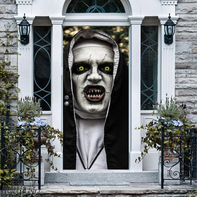 Halloween Scary Nun Ghost Stickers (Set of 3)