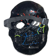 LED Skull Mask with Three-Color Light for Halloween