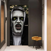 Halloween Scary Nun Ghost Stickers (Set of 3)