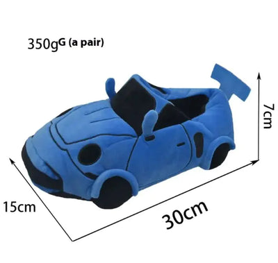 Car Plush Indoor Slippers
