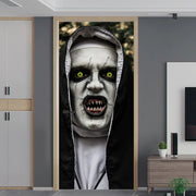 Halloween Scary Nun Ghost Stickers (Set of 3)