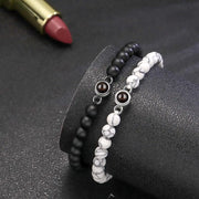 Frosted 100 Languages Projection Bracelet