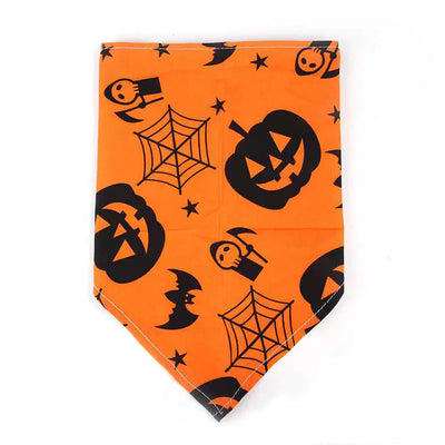 Pet Halloween Skull Triangle Scarf and Collar Decoration