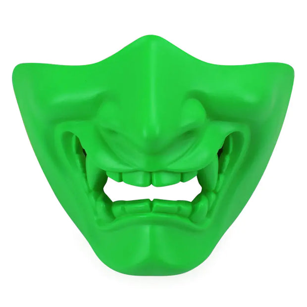 Halloween Glow Tactical Mask with Scary Face Design