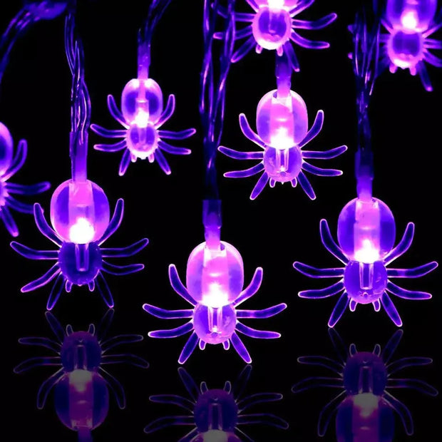 Halloween Pumpkin Lantern LED Ghost Bat String Lights