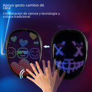 LED Colorful APP Face Changing Mask for Halloween