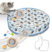 Interactive Cat Toys Balls Fast Rolling in Pouch for Indoor Cats Automatic Smart Cat Ball Toy with Motion Activated Moving Rechargeable Electric Cat Toy with Sound Light for Bored Adult Cats Kittens