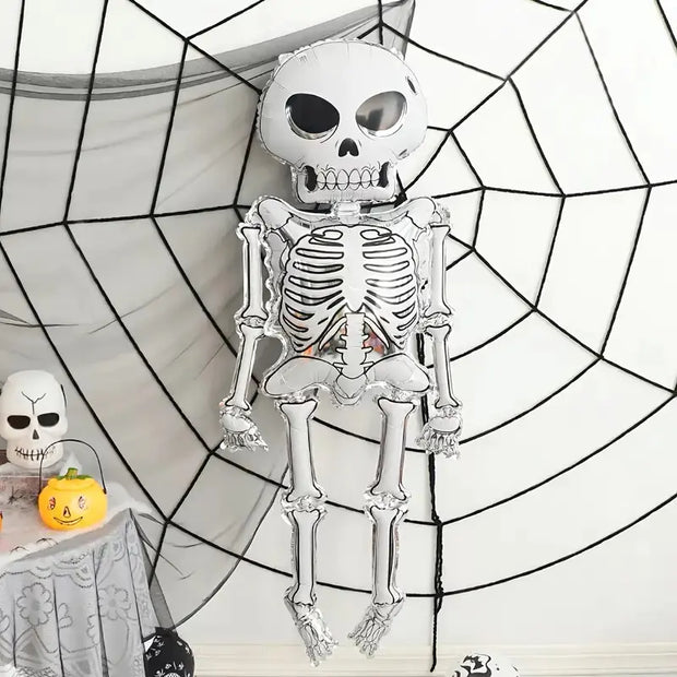 Alien Skeleton Large Cartoon Balloon - Halloween Decor
