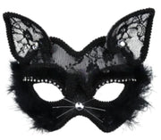 Halloween Cosplay Fox Lace Eye Mask Half Face Mask