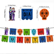 Halloween Skeleton Flag Spiral Hanging Decoration